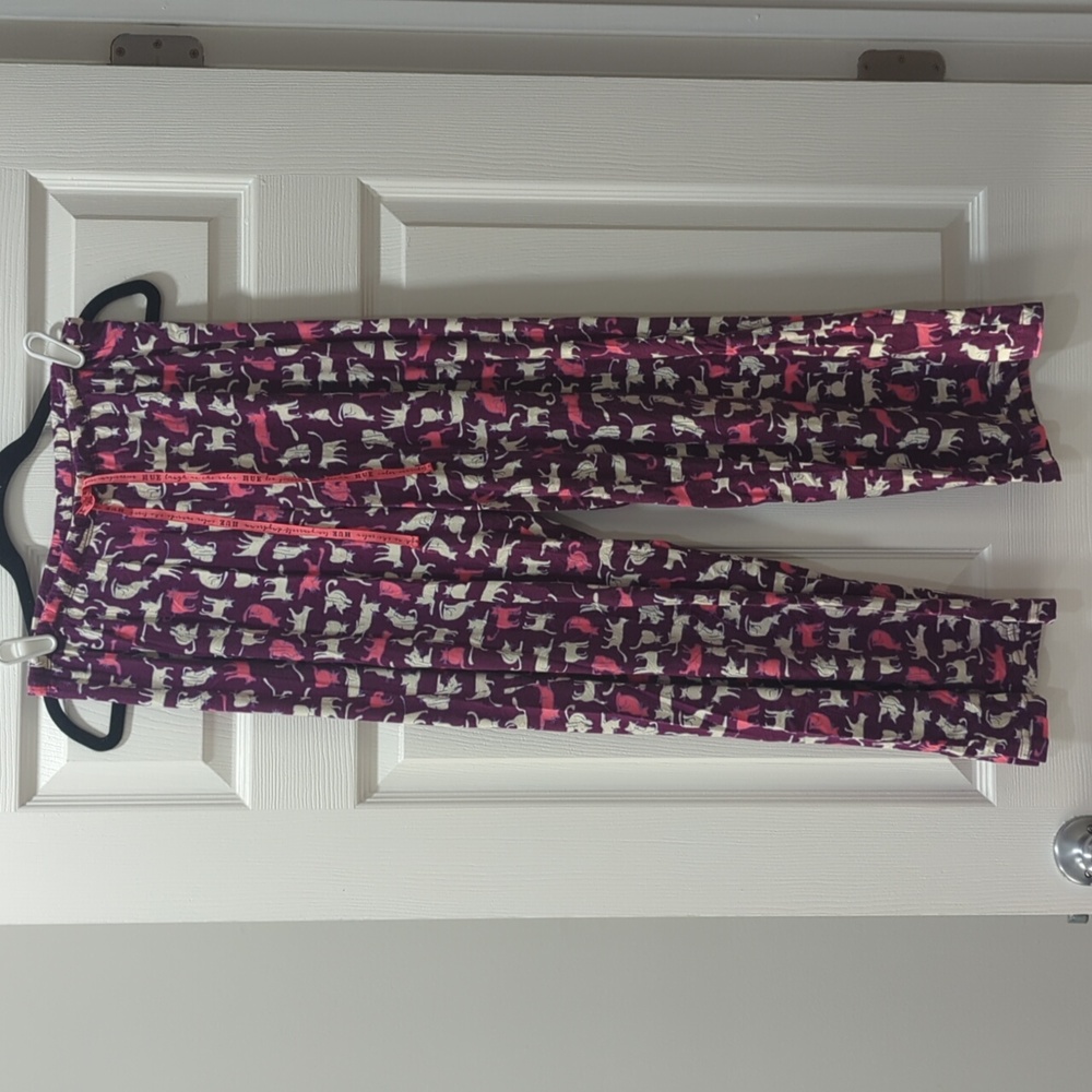 Hue Cats Lounge Pants with drawstring - Size Medium